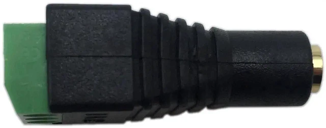 Alt view image 3 of 7 - 3.5mm Stereo Female Audio Jack to 3-Pin Screw Terminal Adapter Solderless AV Balun Converter Connector for Headsets Speakers CCTV Audio Intercoms and DIY Wiring 2 Pack Replacement