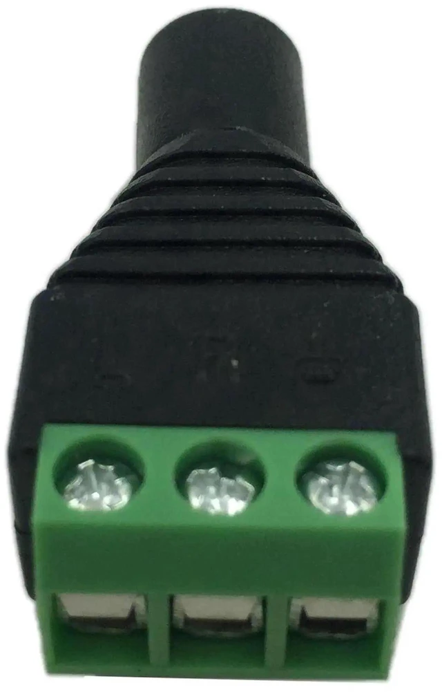 Alt view image 7 of 7 - 3.5mm Stereo Female Audio Jack to 3-Pin Screw Terminal Adapter Solderless AV Balun Converter Connector for Headsets Speakers CCTV Audio Intercoms and DIY Wiring 2 Pack Replacement