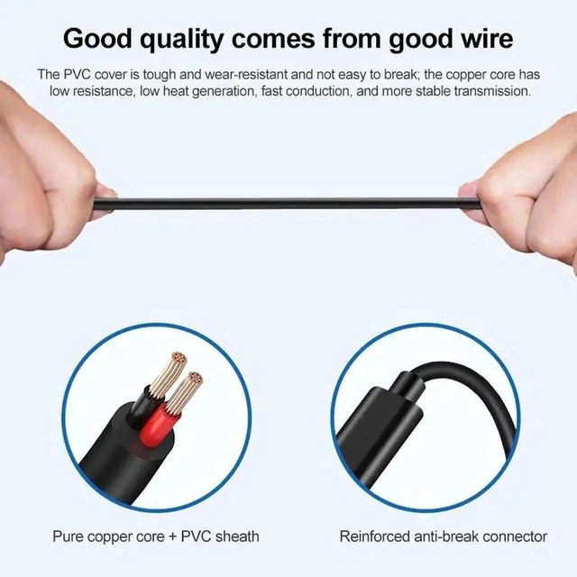 Alt view image 2 of 6 - USB-C PD to 7.9x5.5mm DC Power Charging Cable Type-C Male Input to DC Male Barrel Plug Conversion Cord 100W 5V/9V/12V/15V/20V Output for Legacy Laptops and Electronics