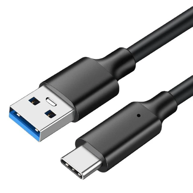 Alt view image 7 of 7 - USB A to Type-C Cable 2-Pack 3.3ft USB 3.1/3.2 Gen 2 10Gbps Data Transfer 60W 3A Fast Charging Cord for External SSD Nintendo Switch and Compatible Devices