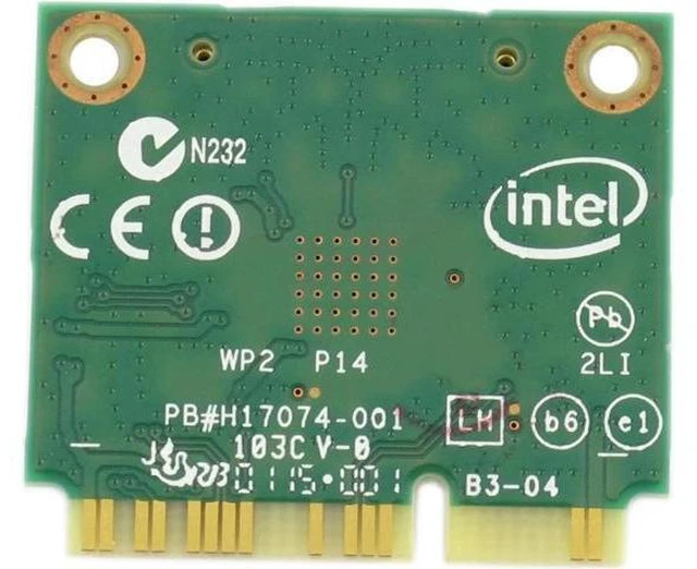Alt view image 3 of 5 - 7260HMW Dual Band Wireless-AC Wi-Fi Bluetooth 4.0 Combo Card PCIe Half Mini Card IEEE 802.11ac a/b/g/n 300/867 Mbps Laptop Network Adapter SPS 710661-001 Compatible with DELL Laptops