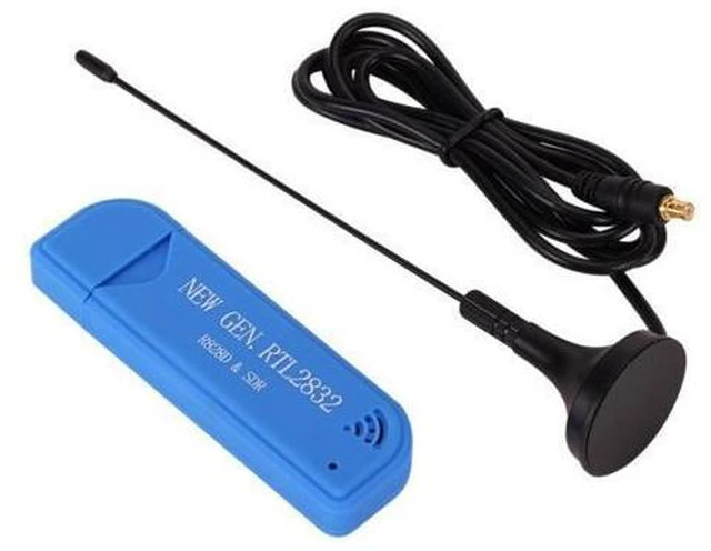 Main image of RTL2832U R828D USB 2.0 SDR Receiver 25MHz-1760MHz TV Tuner Dongle and DAB FM Radio Receiving Stick RTL A300U Software Defined Radio Tuner with Antenna