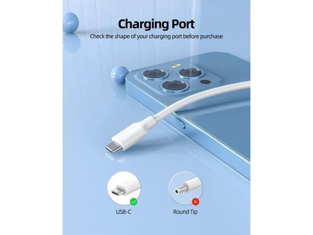 Alt view image 2 of 7 - 65W Type-C Laptop Charger and AC Power Adapter with Power Cord for Samsung Galaxy Book 2 360 NP730QED Book 2 Pro NP950XED/NP930XED Book 2 Pro 360 NP930QED/NP950QED Chromebook 2 360 XE520QEA