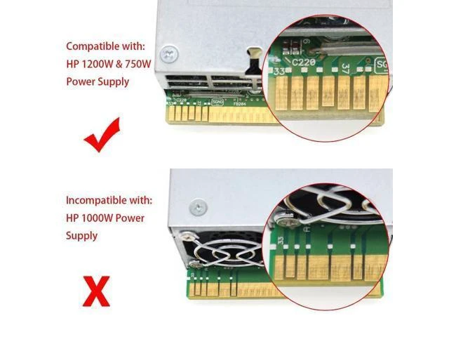 Alt view image 5 of 7 - 12V PSU GPU Power Supply Breakout Board PCI-E Power Adapter Board with 18AWG 6Pin to 6+2Pin Cables Mining Device Power Distribution Module 50cm 12 Pack