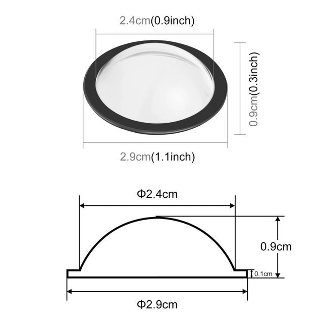Alt view image 3 of 7 - PC Camera Lens Protector Kit 360-Degree Panoramic Camera Lens Cover 9H Scratch-Resistant 95% Light Transmittance for Cybertruck 2025 Model Y Juniper 2025 Model S 2025 Model 3 2025 Transparent 2 Pieces