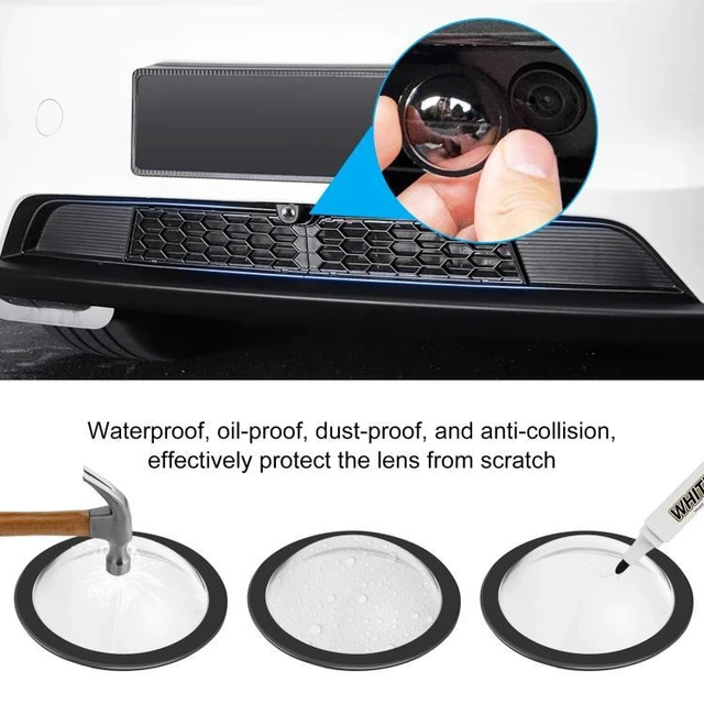 Alt view image 4 of 7 - PC Camera Lens Protector Kit 360-Degree Panoramic Camera Lens Cover 9H Scratch-Resistant 95% Light Transmittance for Cybertruck 2025 Model Y Juniper 2025 Model S 2025 Model 3 2025 Transparent 2 Pieces