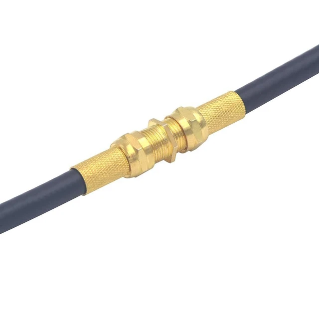 Alt view image 6 of 6 - RG6 F-Type F81 Female to Female Gold Plated Coaxial Cable Coupler Coax Extender Adapter F81 Barrel Connector for RG6 Patch and TV Cables Corrosion Resistant 5-Pack