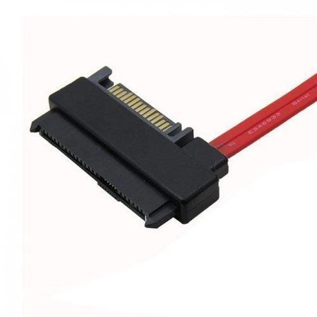 Alt view image 2 of 6 - SFF-8482 SAS 29-Pin to 7-Pin SATA Cable 15-Pin SATA Power Port Hard Drive RAID Cable SAS HDD to SATA Controller Connection Male Connector Cable 50cm/19.69-Inch