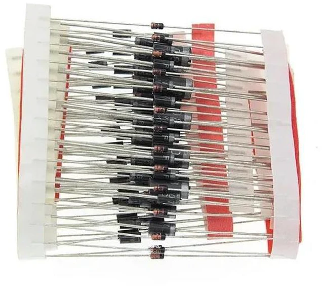 Main image of Schottky Diode Kit Electronic Components Diode Assortment Set Diode Component Collection 1N4148 1N4007 1N5819 1N5399 1N5408 1N5822 FR107 FR207 8 Values 100 Pieces