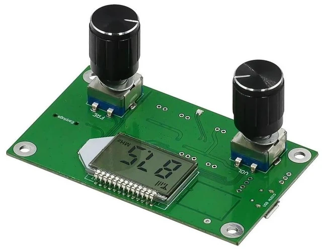 Main image of Digital Stereo FM Radio Receiver Module Board DSP PLL Tuner with Serial Control 87-108MHz FM Receiver Board 50Hz-18KHz Frequency Range Digital Radio Tuner Controller Module