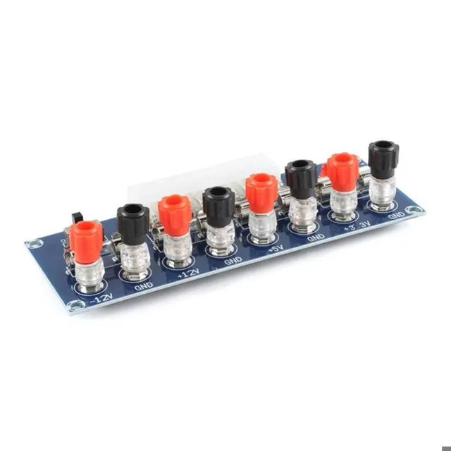 Alt view image 2 of 3 - XH-M229 ATX 24Pin Power Supply Adapter Board Desktop PC Chassis Power Transfer Module 24-Pin Output Terminal Circuit Outlet Board for Desktop Computer Chassis