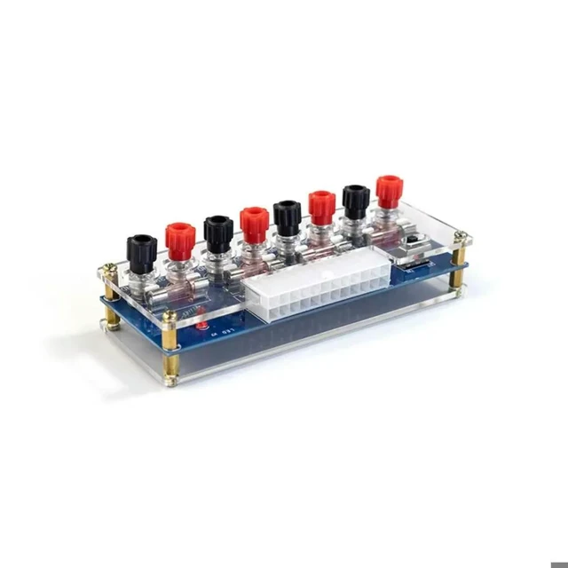 Alt view image 3 of 3 - XH-M229 ATX 24Pin Power Supply Adapter Board Desktop PC Chassis Power Transfer Module 24-Pin Output Terminal Circuit Outlet Board for Desktop Computer Chassis