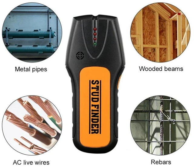 Main image of Wall Detector Wood Stud Finder AC Live Wire Finder Electric Detection Instrument