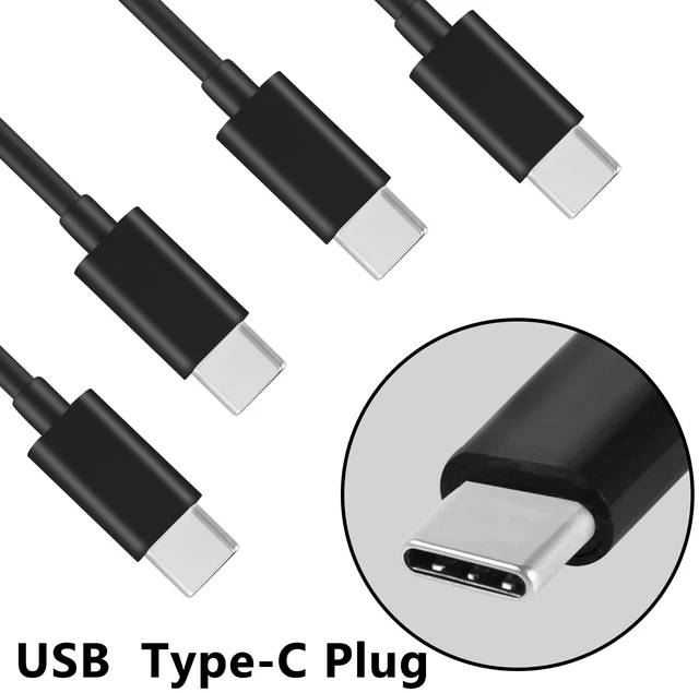 Alt view image 3 of 6 - USB C to 4 USB C Charging Cable 4-in-1 Type-C Multi Charging Cord 2A Charge-Only USB-C Splitter Cable with Aluminum Alloy Plugs and PVC Jacket Black 0.5m