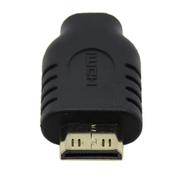Alt view image 5 of 6 - Type D Micro HDMI Female to Type C Mini HDMI 1.4 Male Adapter 4K 60Hz High Speed Micro HDMI Cable Converter Gold Plated Connectors with Strain Relief and Foil Shielding for DC/DV