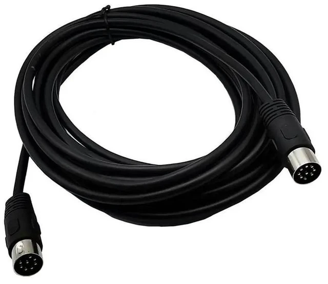 Main image of 8 Pin DIN Male to Male Speaker Extension Lead Loudspeaker Cable Converter 3 Meter Length