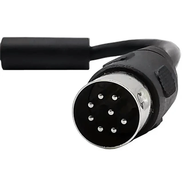 Alt view image 3 of 6 - 8 Pin DIN Male to Male Speaker Extension Lead Loudspeaker Cable Converter 3 Meter Length
