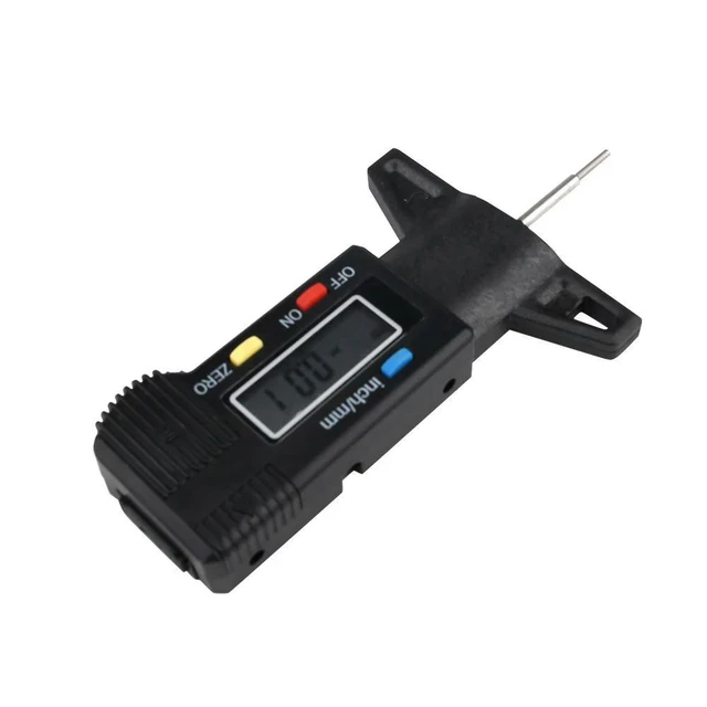 Alt view image 6 of 6 - 0-25mm LCD Digital Depth Gauge Caliper for Car Tires Tire Tread Gauge Measuring Tool Digital Tread Measurer for Car Tire Repair Tool and Tread Measurement