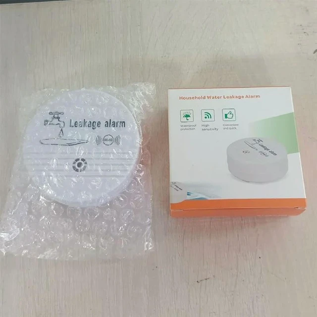 Alt view image 3 of 4 - Household Water Immersion Leak Alarm for Washing Machine Drainage Overflow Water Level Alarm Home Water Leak Detection Device for Household Use with Overflow Alert