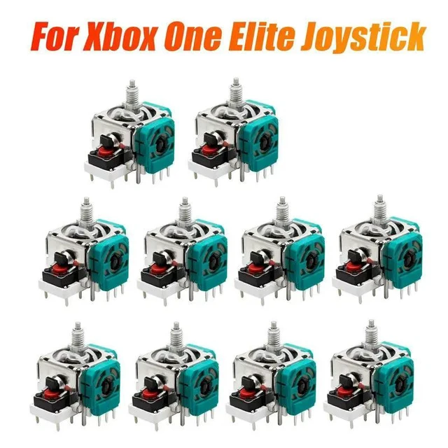Alt view image 3 of 3 - 3D Analog Joystick Stick Module Game Controller Rocker Replacement Part Analog Control Stick Repair Component 10 PCS