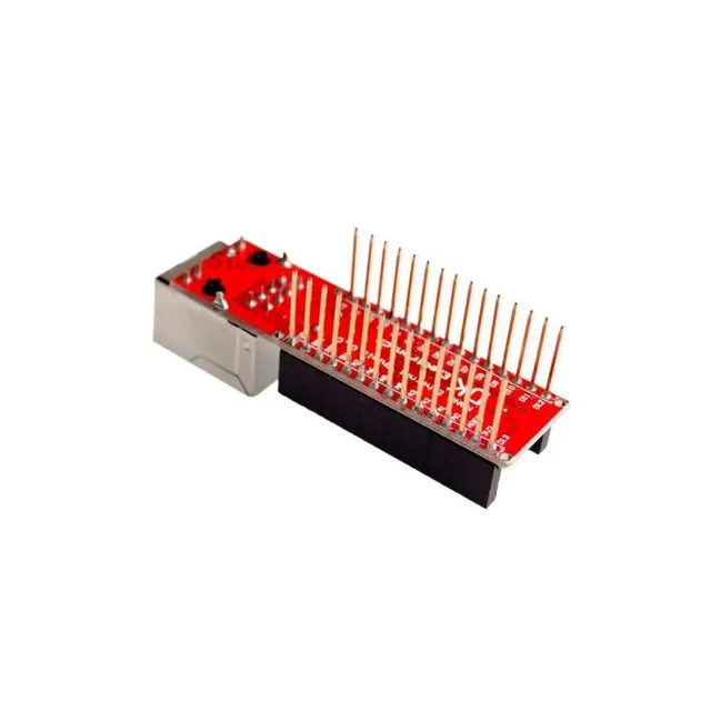 Alt view image 3 of 6 - ENC28J60 V1.0 Ethernet Shield with RJ45 Ethernet Webserver Module for Compatible Nano 3.0