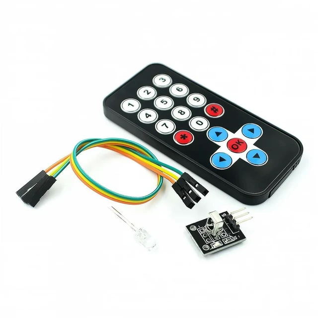 Main image of HX1838 Infrared Remote Control Receiver Module DIY Kit IR Receiver Module for Raspberry Pi Infrared Remote Control Module for DIY Electronics Projects 1 Set