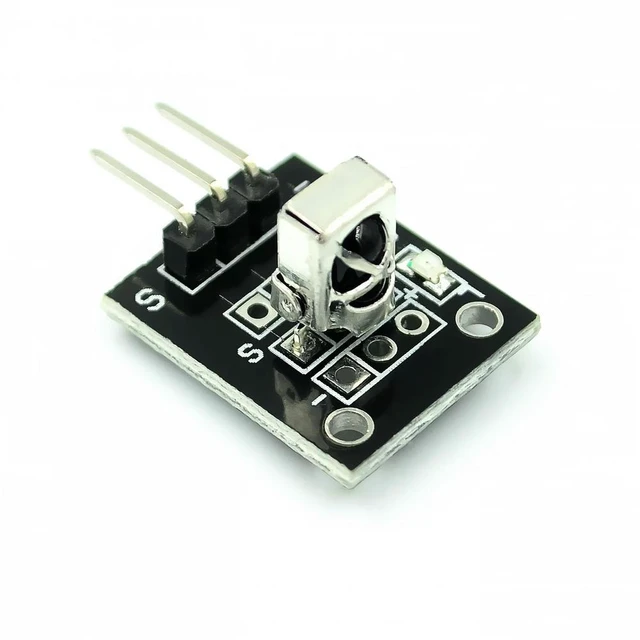 Alt view image 2 of 3 - HX1838 Infrared Remote Control Receiver Module DIY Kit IR Receiver Module for Raspberry Pi Infrared Remote Control Module for DIY Electronics Projects 1 Set