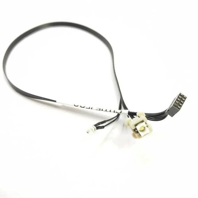 Alt view image 2 of 6 - Computer Desktop Power Reset Switch LED Button Cable Desktop PC Mainboard Host Case Power Button Cable and Reset Switch Cable for 720-18APR 510A Pro 310A