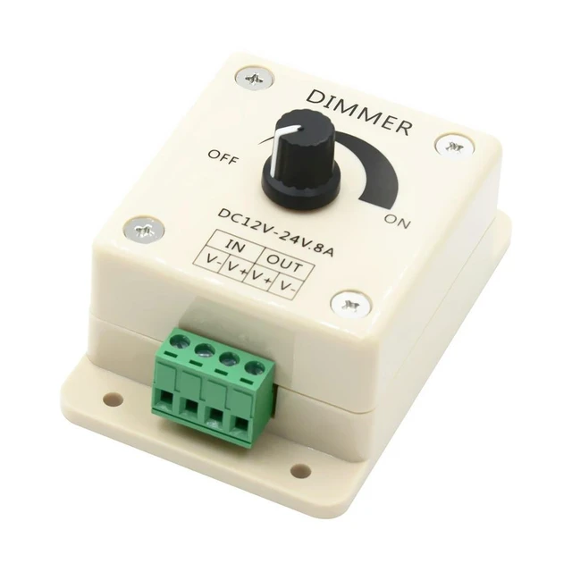 Alt view image 3 of 4 - 8A DC-DC Voltage Regulator DC 12V Power Supply Voltage Stabilizer Adjustable Speed Controller LED Dimmer DC Voltage Control Device for Power Applications
