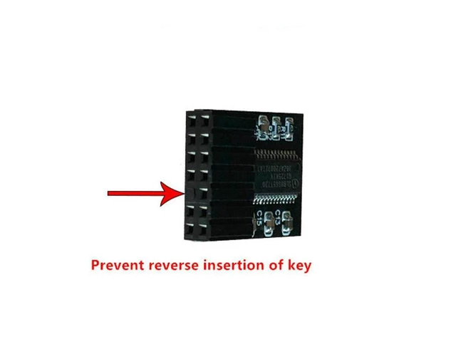 Alt view image 6 of 6 - TPM 2.0 Security Module Trusted Platform Module with 14-Pin LPC Connector MS-4136 Hardware Security Module Motherboard LPC Interface Module Easy to Install