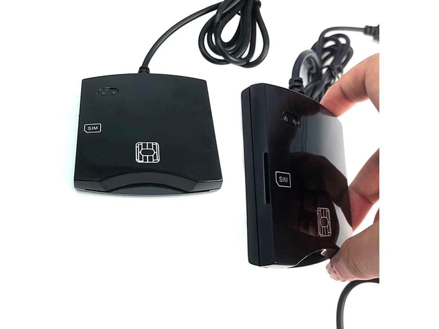 Alt view image 2 of 6 - EMV Smart Chip Card Reader Writer USB Programmer #N68 CAC SIM eID Card Reader SDK Kit ISO7816 Up to 12 Mbps Compatible with Windows and Linux for Online Banking Digital Signature Black
