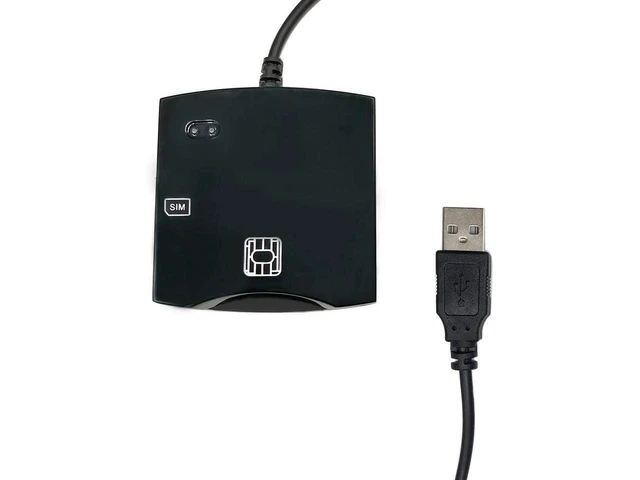 Alt view image 5 of 6 - EMV Smart Chip Card Reader Writer USB Programmer #N68 CAC SIM eID Card Reader SDK Kit ISO7816 Up to 12 Mbps Compatible with Windows and Linux for Online Banking Digital Signature Black