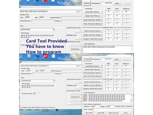 Alt view image 6 of 6 - EMV Smart Chip Card Reader Writer USB Programmer #N68 CAC SIM eID Card Reader SDK Kit ISO7816 Up to 12 Mbps Compatible with Windows and Linux for Online Banking Digital Signature Black