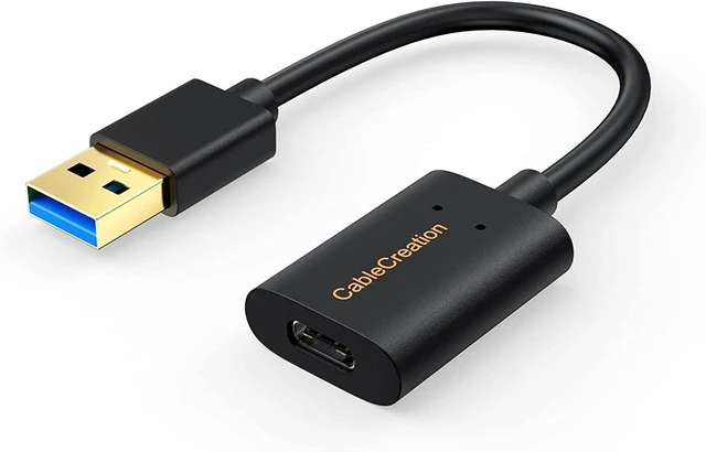 Main image of USB 3.1 USB-C Female to USB-A Male Adapter 5Gbps Type-C to USB Converter for Laptop USB-A Hosts Plug and Play Data Transfer Adapter for Galaxy Devices Keyboards Mice and Flash Drives