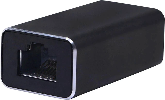 Main image of RJ45 Female to Female Ethernet Surge Protector Coupler 1000Mbps Gigabit Lightning Protection Adapter Network Cable Extender Connector for Cat5e/Cat6/Cat7 LAN Cables Plug-and-Play Black
