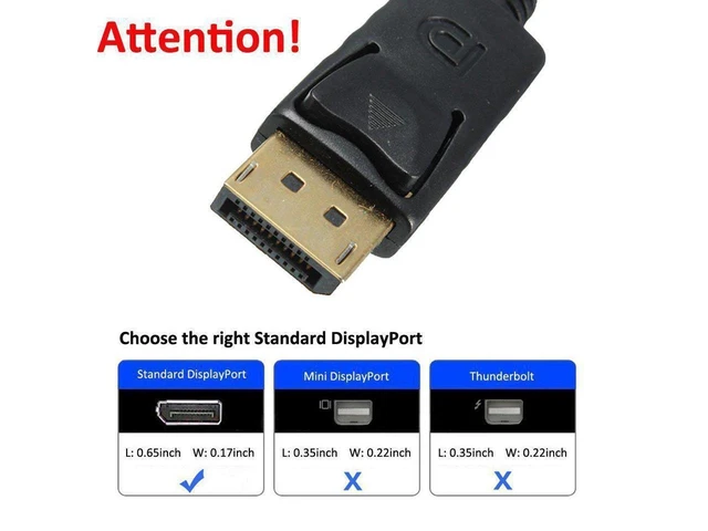 Alt view image 4 of 6 - DisplayPort to VGA Adapter Male to Female Converter Cable 1080p @ 60Hz 2048 x 1152 PC Graphics Resolution Latching DP Connector Quad-Shielded PVC Jacket for Monitors and Projectors 3 PCS