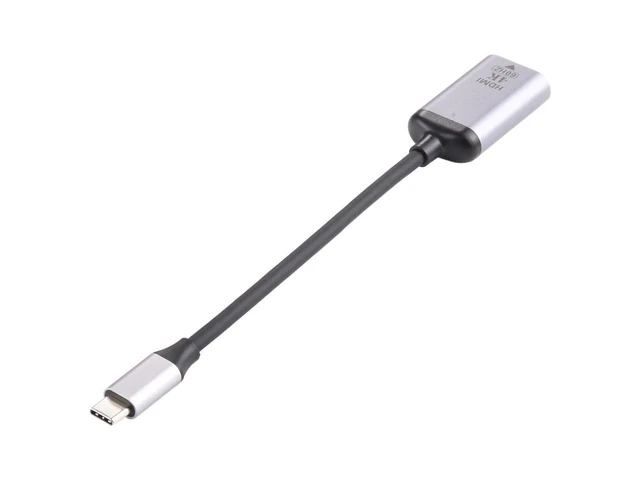 Alt view image 4 of 6 - 4K 60Hz USB-C Male to HDMI Female Adapter Cable Type-C HDMI Connecting Cable 18.4 cm