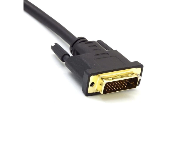 Alt view image 3 of 4 - DVI 25-Pin 24+1 Male to Dual HDMI Female Adapter Cable DVI to 2 HDMI Splitter Converter Cord Gold-Plated Connectors for PC or Laptop Mirrored Display Connection 20cm