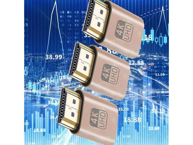 Alt view image 4 of 5 - 4K High Resolution HDMI Dummy Plug Virtual Monitor Display Emulator Headless Display Adapter for GPU Accelerated Remote Desktop GPGPU Rendering and Simulations Compatible with Windows Linux 3Pack
