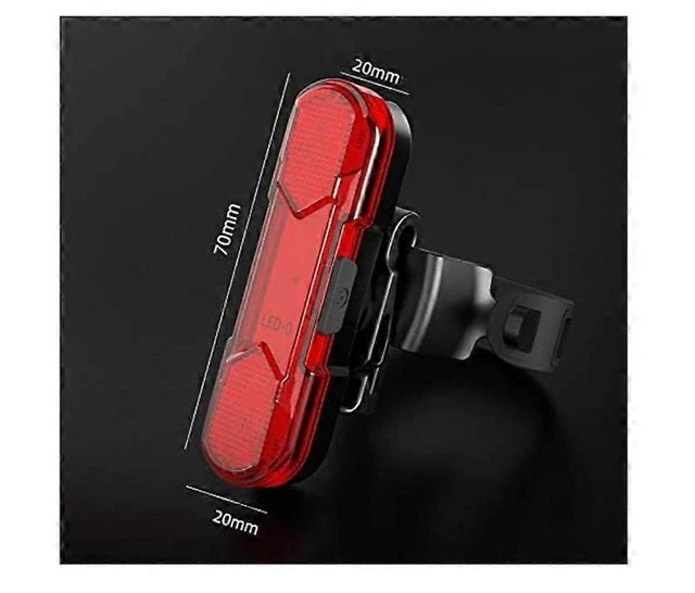 Alt view image 3 of 5 - Super Bright Rechargeable Bike Tail Light Rear Bicycle Lamp USB Power 360 Degree Rotation Waterproof 4 Illumination Modes Warning Equipment For Mountain Cycling Night Riding Safety Black 2 Pack