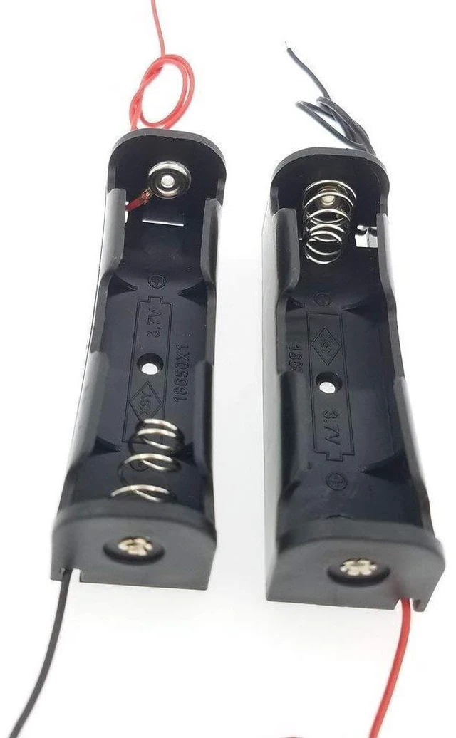 Alt view image 2 of 4 - 18650 Battery Holder Clip Battery Holder Box Case for 18650 Batteries 18650 Battery Clip Case 10pcs