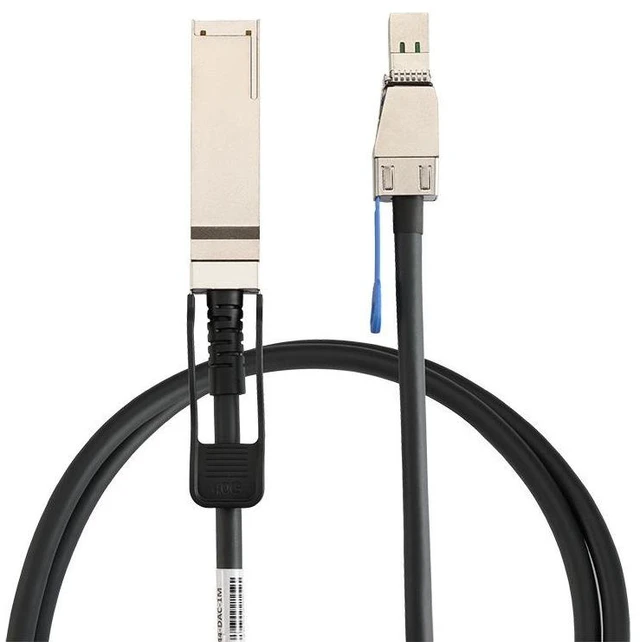 Alt view image 4 of 4 - QSFP+ 40G to SFF-8644 Passive Copper Cable 40Gbps Data Transfer Cable for Network Switches Servers SAS Storage and RAID Controllers Oxygen-Free Copper Conductors PVC Jacket 3.3FT 1M