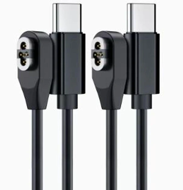 Main image of 4-Pin Magnetic USB Charging Cable Replacement Charger Cord for SHOKZ OpenSwim Pro S710 Bone Conduction Headphones Secure Snap-On USB Power Lead with ABS/PVC Copper Wire for Stable Charging 1M