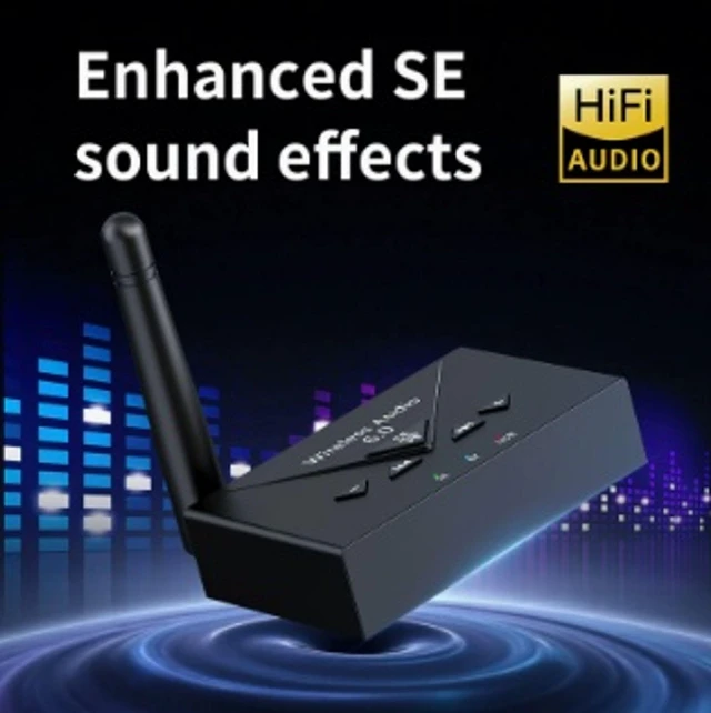 Alt view image 3 of 3 - J300 Bluetooth 6.0 Audio Receiver with USB Music Player Wireless Audio Adapter for Car & Home Audio Systems AUX/RCA Output USB-C Power Up to 20m Transmission Range Plug & Play Music Streaming