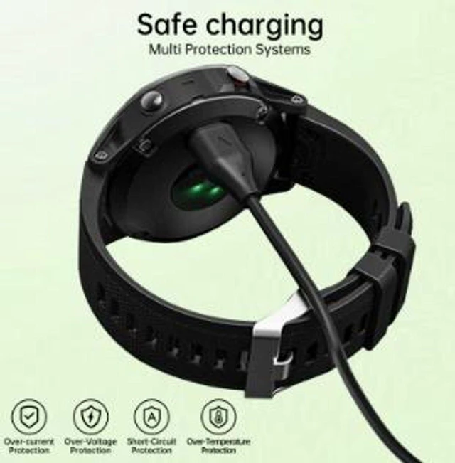 Alt view image 3 of 5 - USB-C Smart Watch Charging Cable Type-C Replacement Charger Cord for Fenix 7/6/5 Series and Forerunner Vivoactive Venu Instinct with PTC Protection 1M