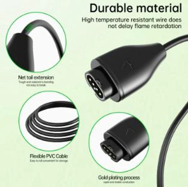 Alt view image 2 of 5 - USB-C Smart Watch Charging Cable Type-C Replacement Charger Cord for Fenix 7/6/5 Series and Forerunner Vivoactive Venu Instinct with PTC Protection 1M