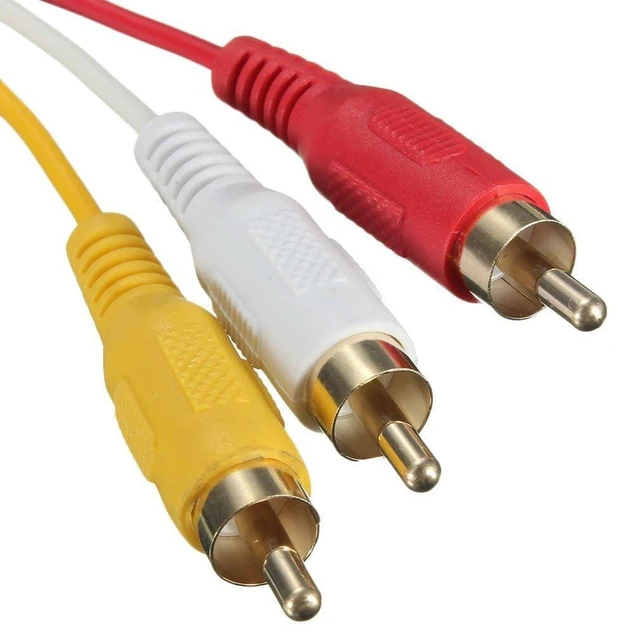 Alt view image 2 of 4 - 1080P HDMI to 3 RCA Cable Male HDMI to Red Yellow White RCA Video Audio AV Lead One-Way HDMI to RCA Transmission Cable Gold Plated Connectors for HDMI/AV Converter or Decoding Device 5ft/1.5m