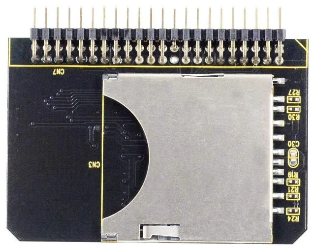 Alt view image 4 of 5 - SD/MMC to 2.5 Inch IDE Adapter SDHC SDXC MMC Memory Card Converter 44 Pin Male PATA Laptop HDD Interface Bootable IDE Storage Card Reader Writer PIO Multi-Word DMA Ultra DMA 36mm by 52mm