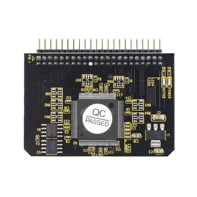 Alt view image 5 of 5 - SD/MMC to 2.5 Inch IDE Adapter SDHC SDXC MMC Memory Card Converter 44 Pin Male PATA Laptop HDD Interface Bootable IDE Storage Card Reader Writer PIO Multi-Word DMA Ultra DMA 36mm by 52mm