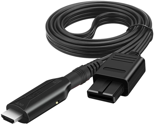 Main image of Analog RGB to HDMI Converter Adapter Cable 1080P/720P HD Audio Video Output Plug and Play Digital HDMI Display Link with Included USB Power Cable for HDTV Monitors & Projectors